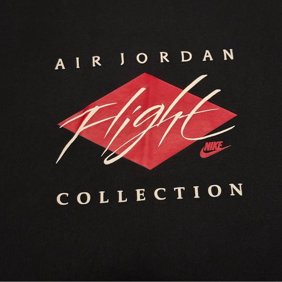 Jordan Flight Collection Black Essentials T-Shirt Size Large - Picture 2 of 4